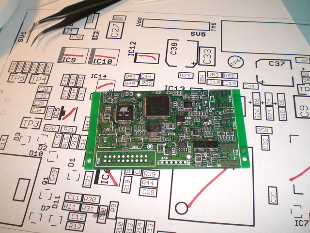 All (well, most) of the ICs mounted