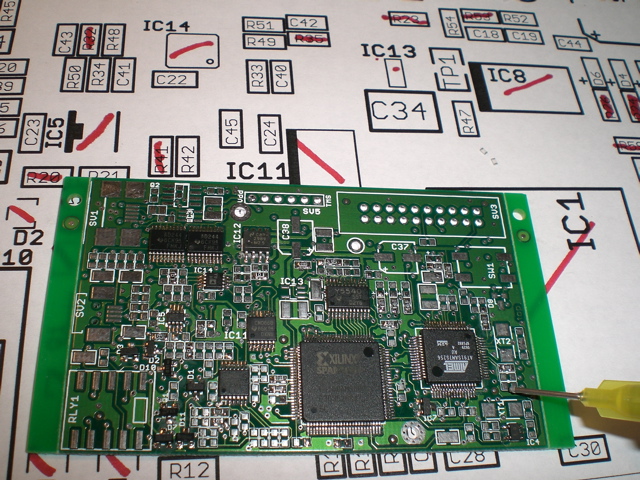 Applying solder paste